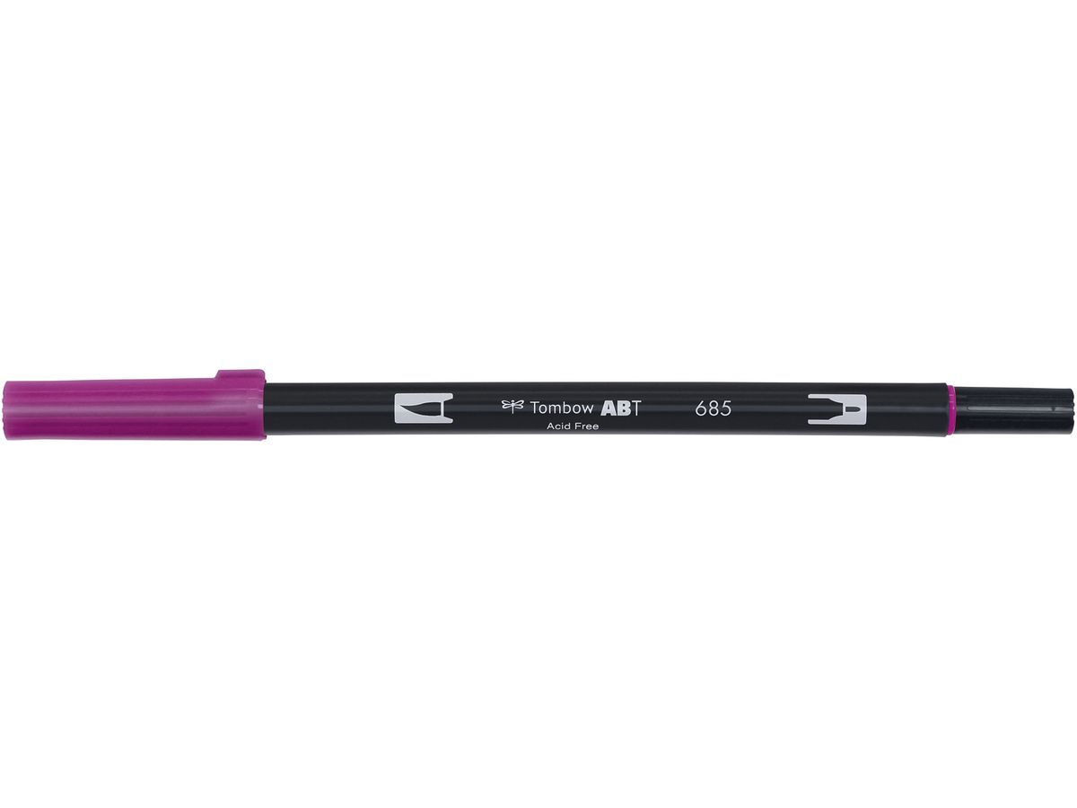 TOMBOW Dual Brush Pen ABT 685 deep magenta (4901991901887)