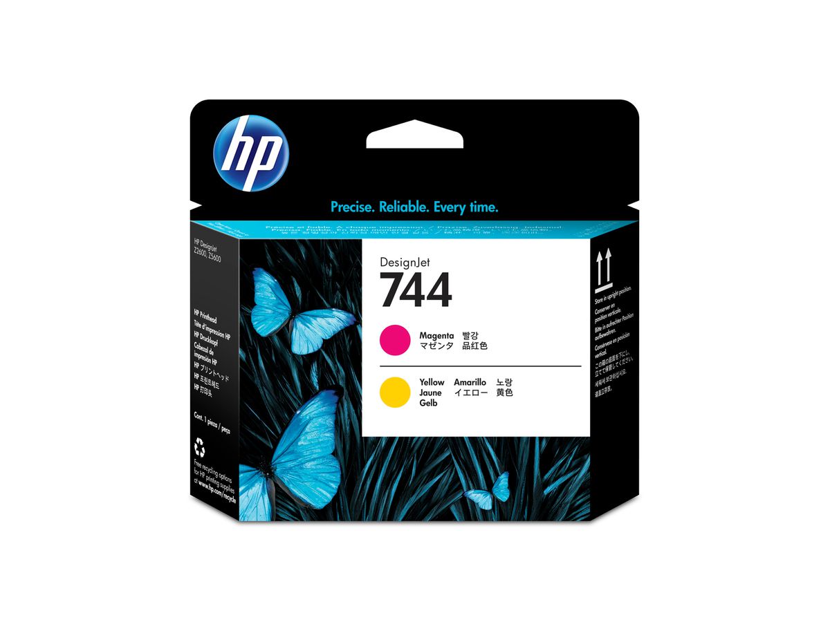 HP Tête d'imp. 744 magenta/yellow F9J87A DesignJet Z5600 (0725184104503)