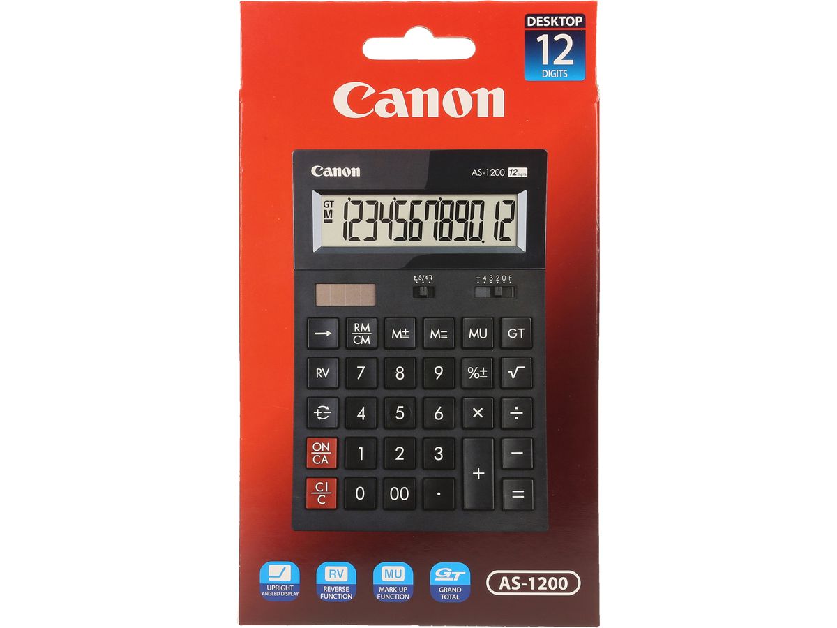CANON Tischrechner CA-AS1200 12-stellig (4960999673677)
