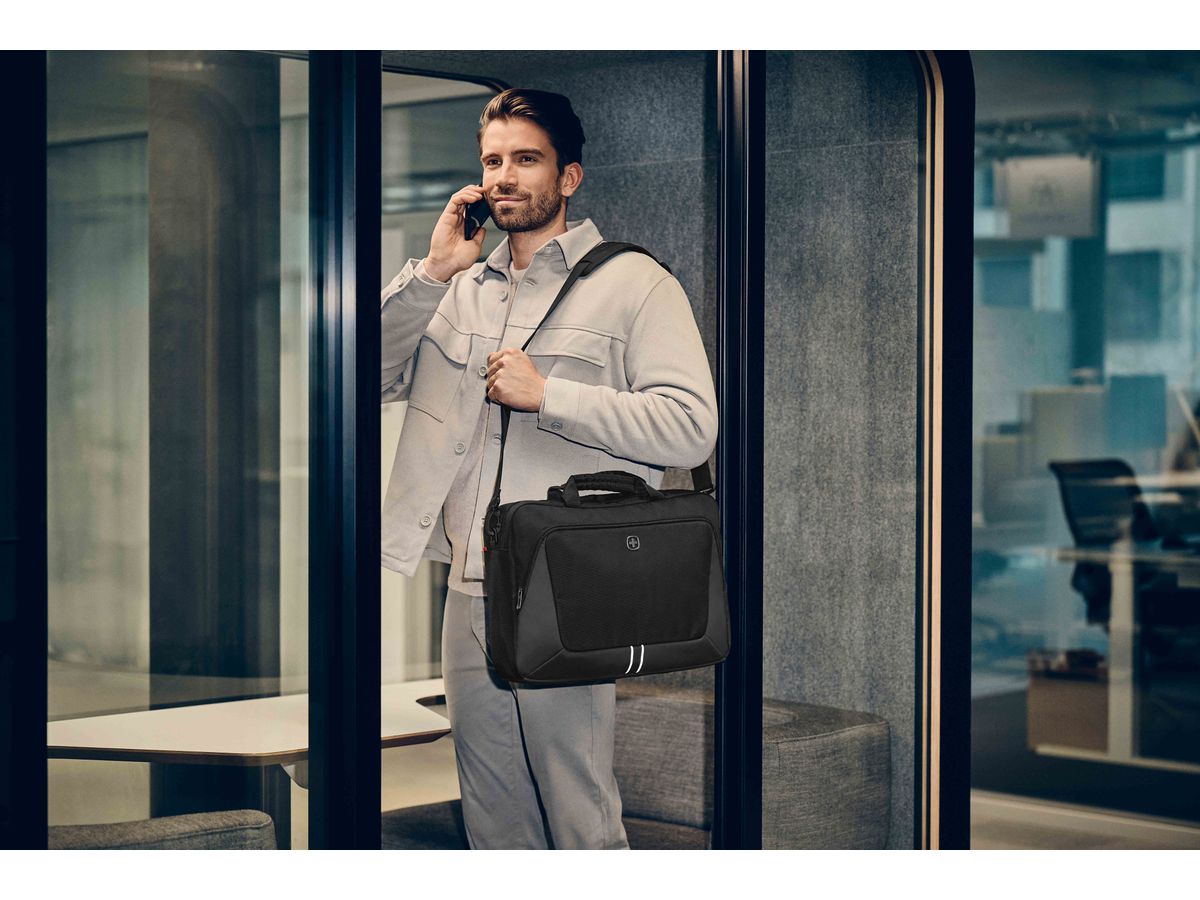 WENGER Laptop Briefcase 16inch 653300 XE Brief Black (7611160272805)