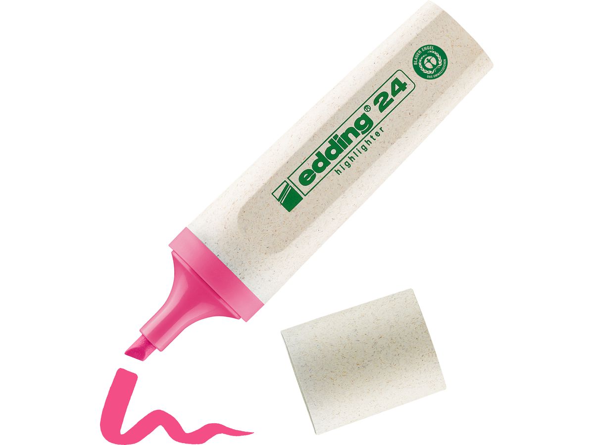 EDDING EcoLine Evidenziatore 24 2-5mm 24-9 rosa (4004764917631)