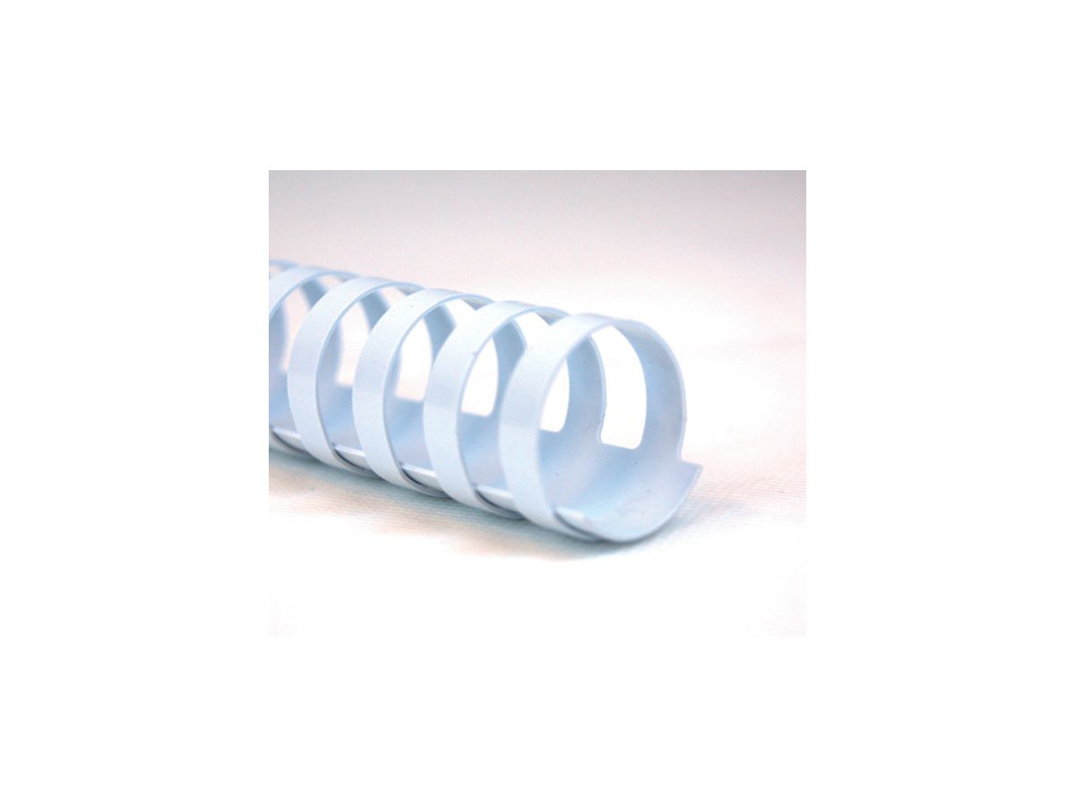 GBC Baguettes de reliure 45mm A4 4028206 blanc, 21 anneaux 50 pcs. (0033816097285)