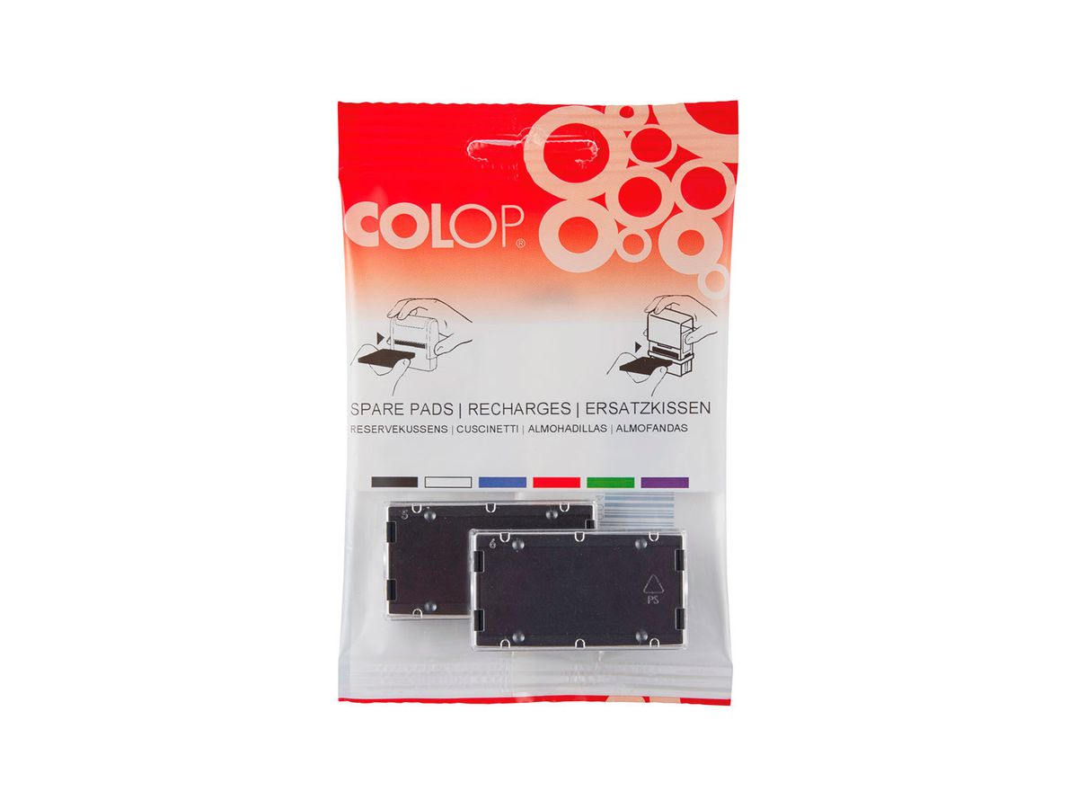 COLOP Tampon encreur E/2300 noir 2 pcs. (9004362305149)