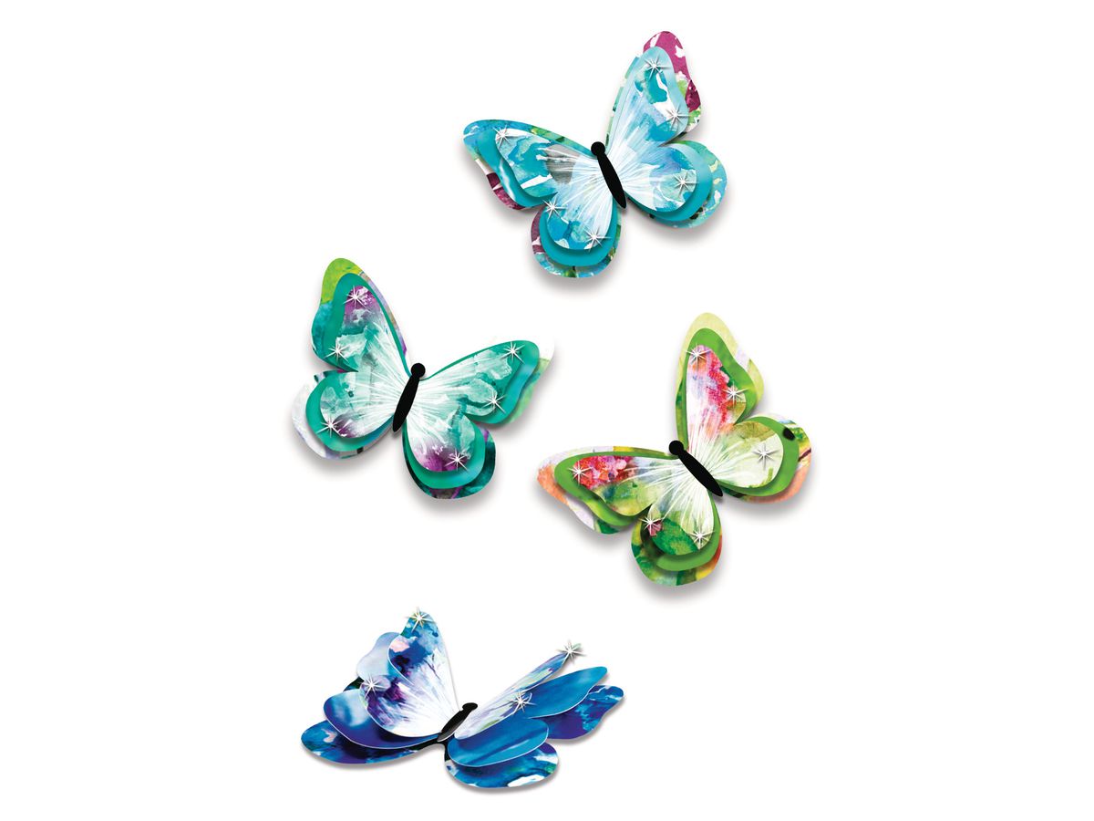 URSUS Sticker Schmetterlinge 21940099F 2 Farben 24 Stück (4008525230786)