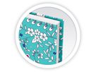 OXFORD Carnet spirale ForMe Floral A5 400094953 ligné 7mm, 90g 60 flls. (3020120113357)