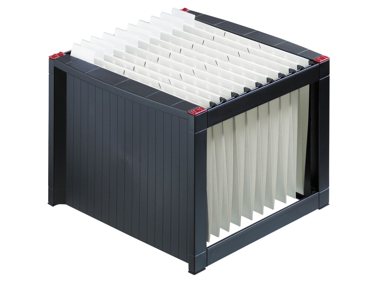 HELIT Dossier suspendu A4 H6110092 noir (4012086003284)