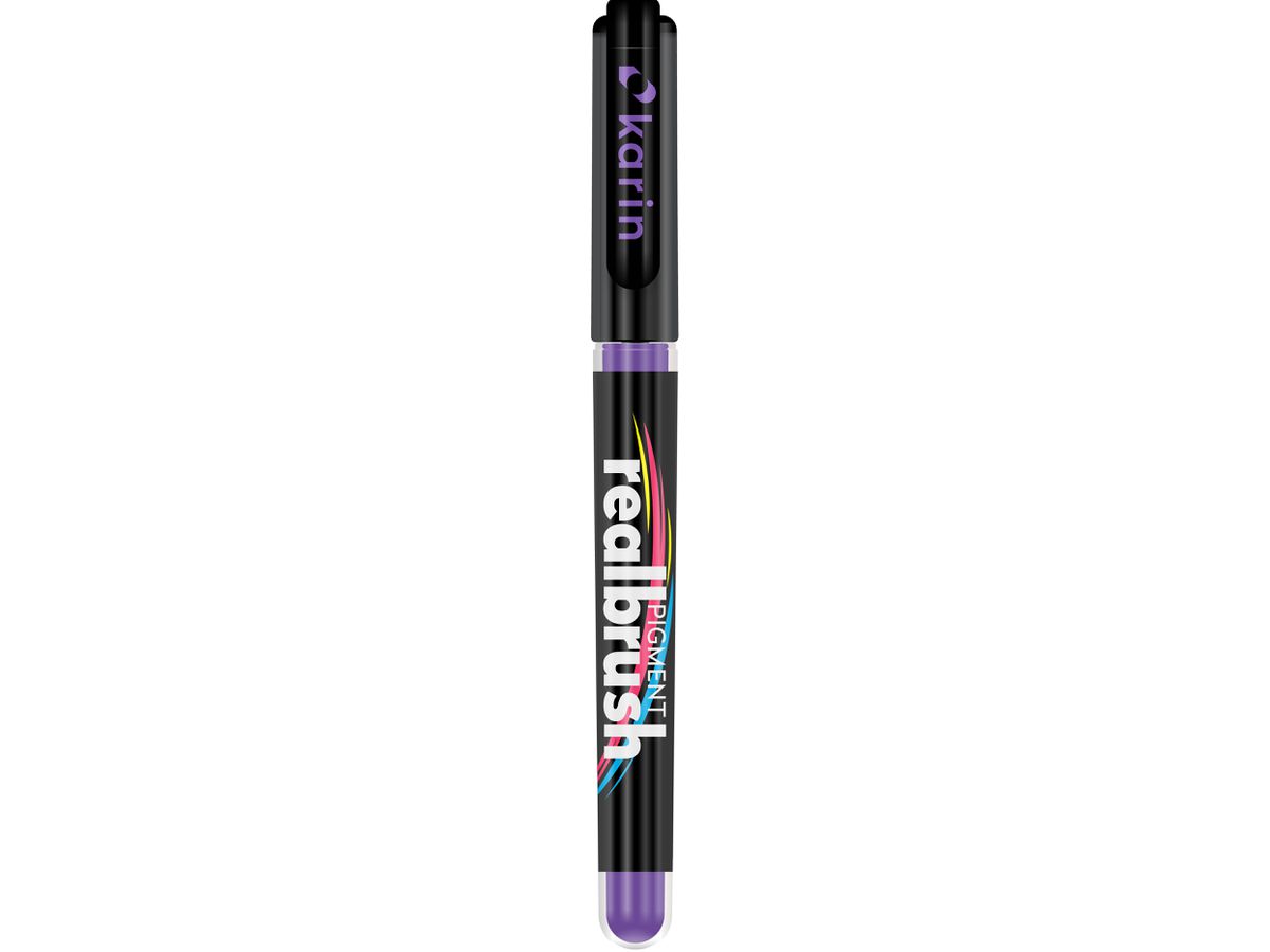 KARIN Real Brush Pen 0.4mm 33Z265 Pigment, viola chiaro (5904446032067)