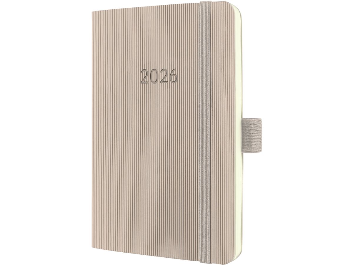 CONCEPTUM Wochenkalender 2026 C2631 1W/2S taupe 9.3x14cm (4004360772429)