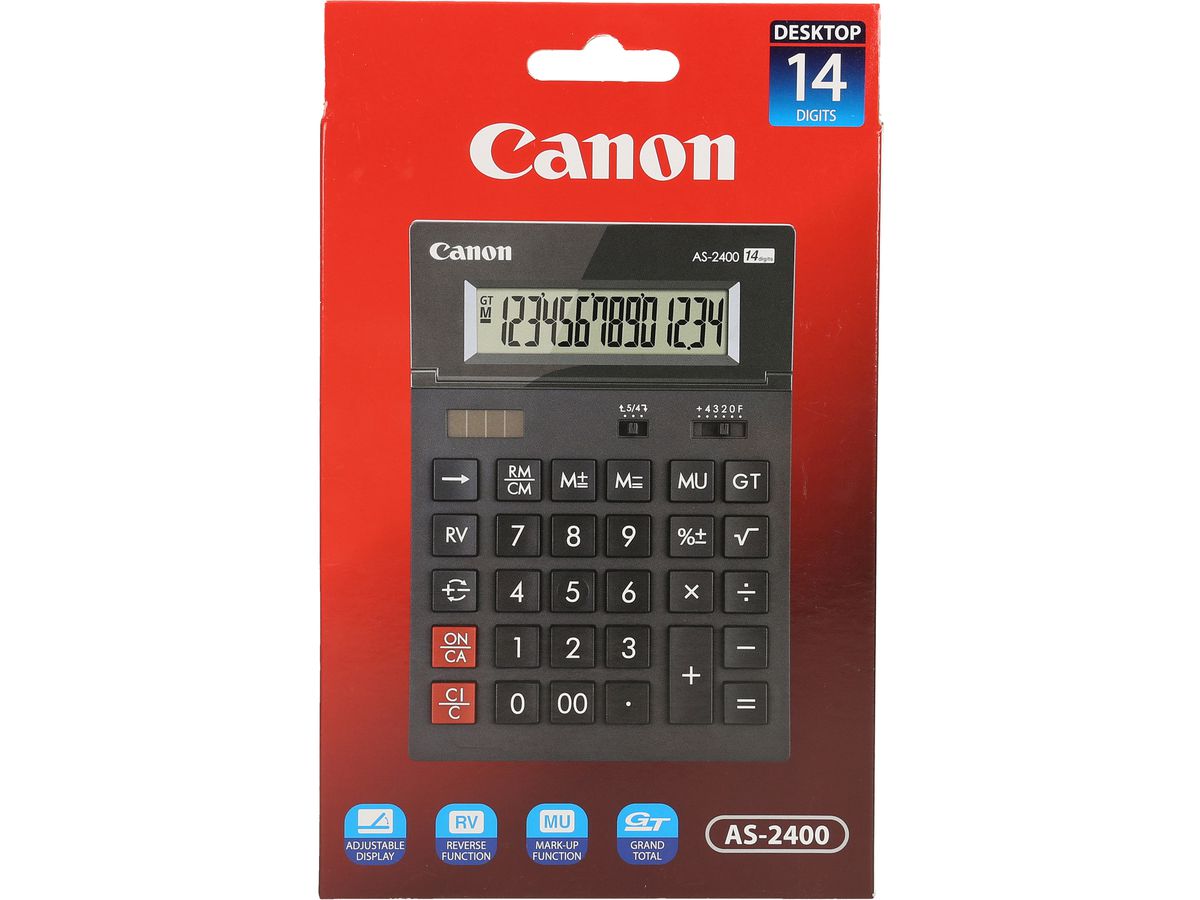 CANON Tischrechner CA-AS2400 14-stellig (4960999673653)