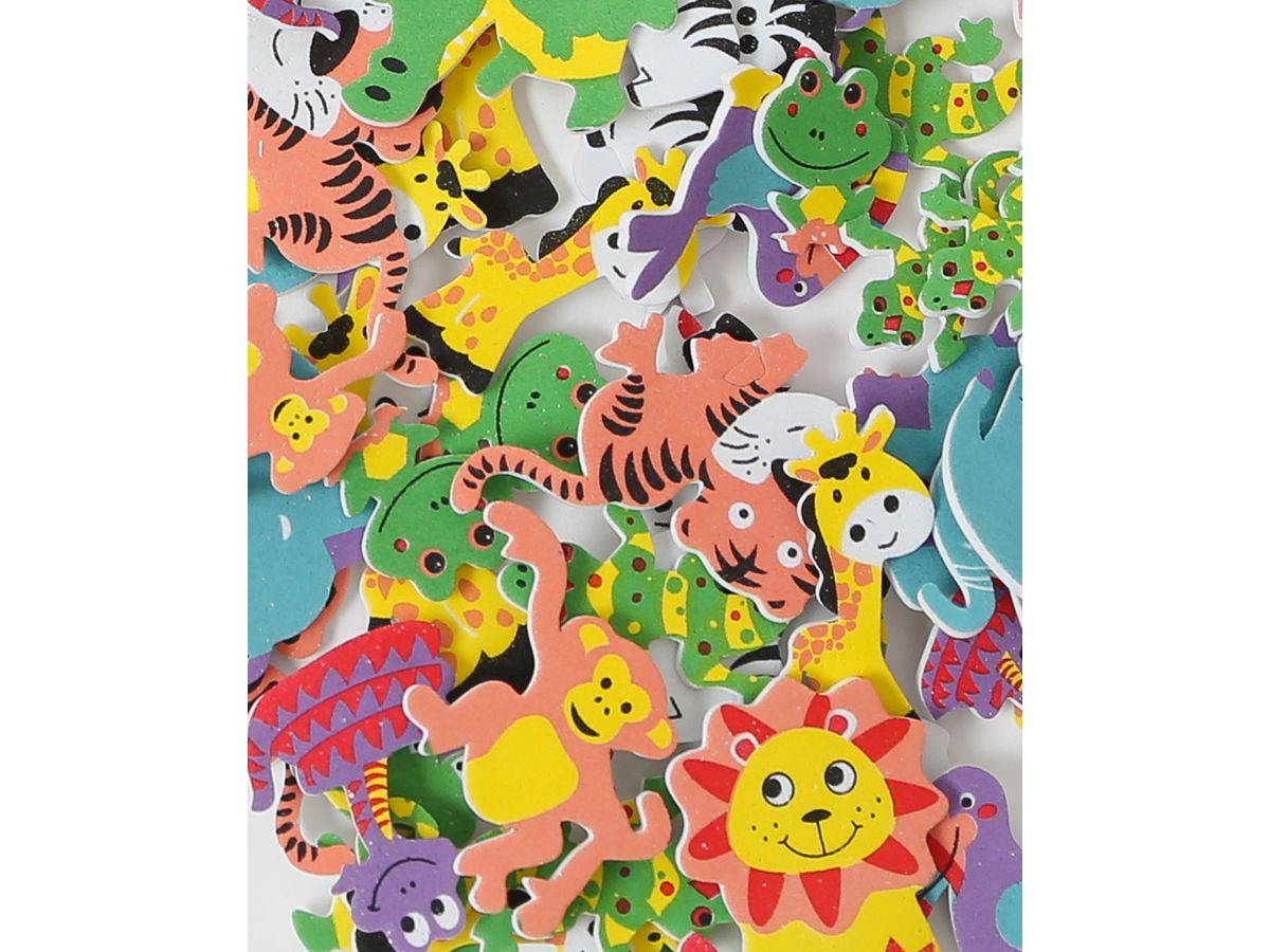 I AM CREATIVE Foamy 4019.06 Animali della giungla 96 pz. (7611983165230)