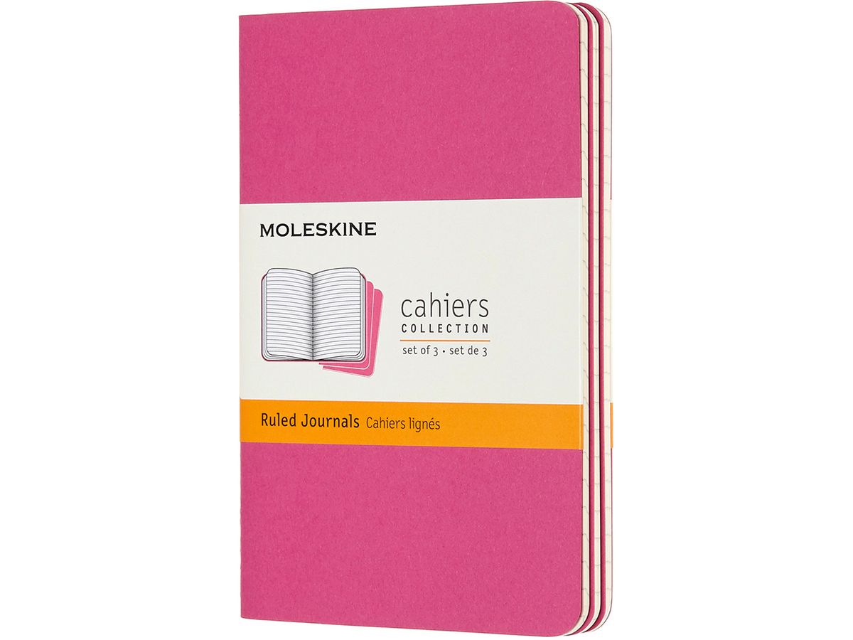 MOLESKINE Carnet carton 3x P/A6 629643 lingé, pink, 64 pages (8058647629643)