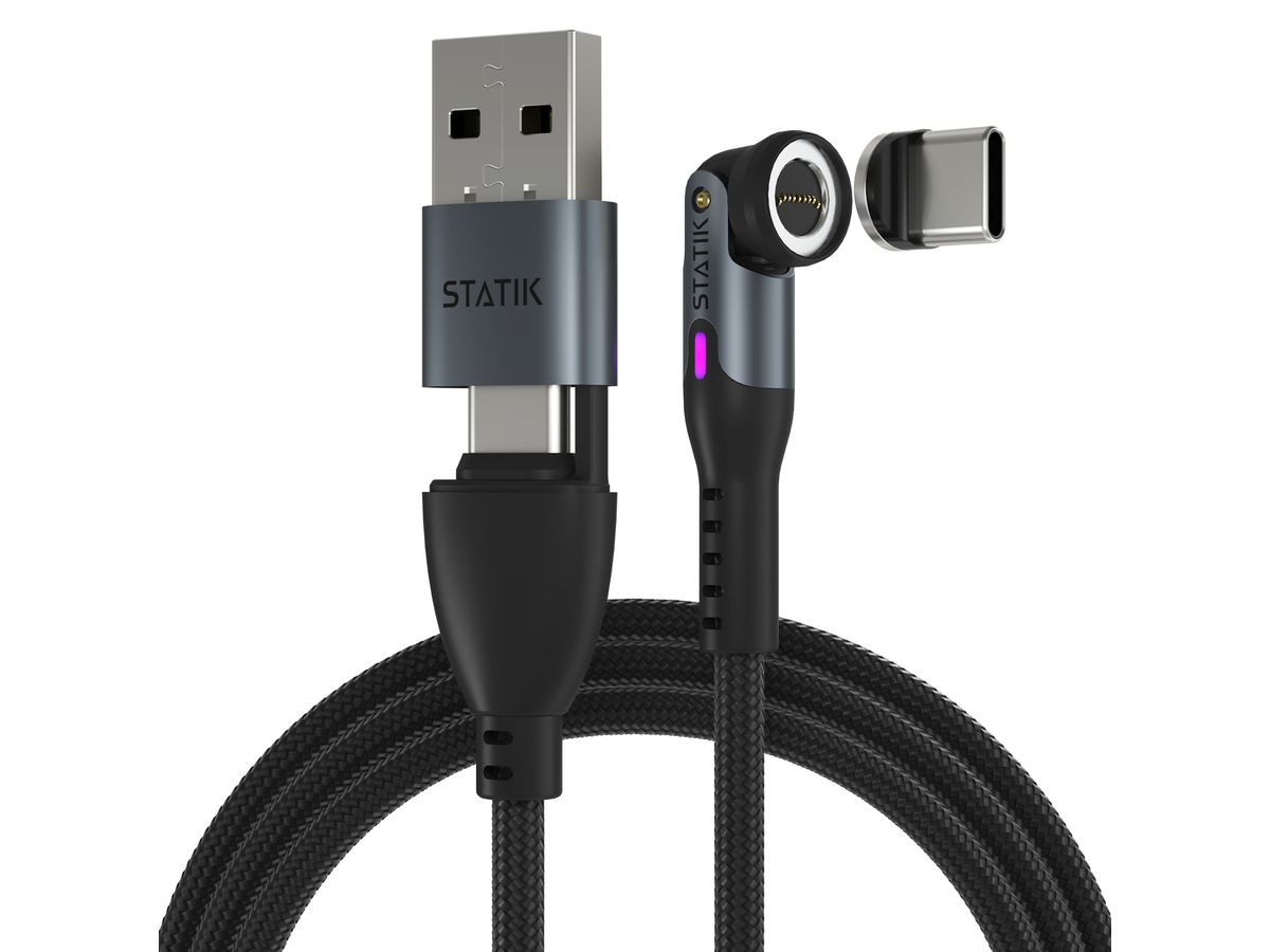 STATIK Statik 360 Pro Cable PUP-0521-3FT FT-RTL,2.0 USB-C Only,1m 100W (0810024056057)