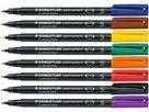 STAEDTLER Lumocolor permanent S 313 WP8 8 Farben ass. (4007817308585)