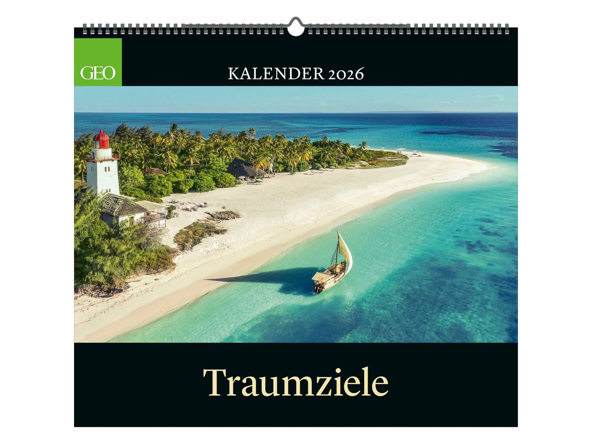 GEO Bildkalender 2026 4069095007291 GEO Traumziele 50x45cm (4069095007291)