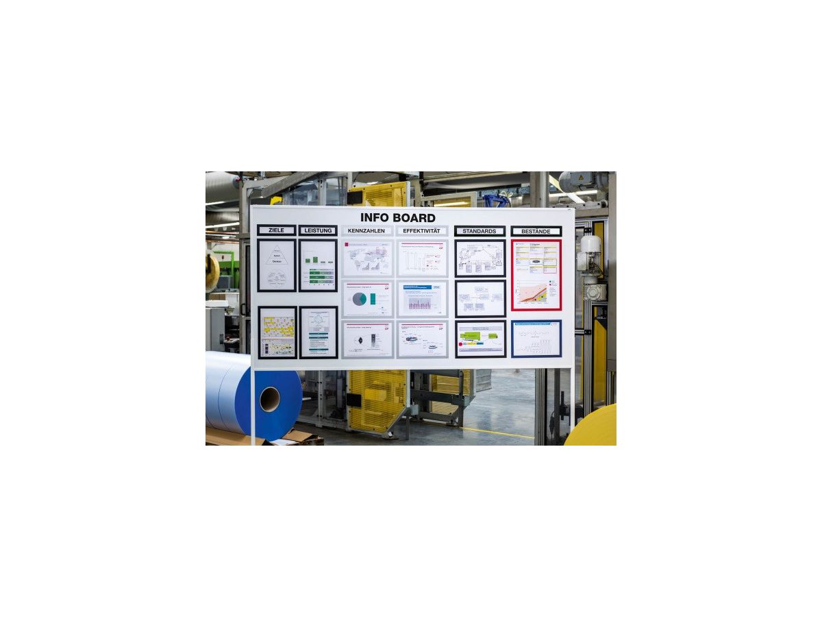 DURABLE Carde Duraframe A4 498623 Magnetic Top 5 pcs. (4005546407203)