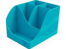 EXACOMPTA Pot à crayons Skandi 69534D bleu pacifique 5 casiers (9002493695344)