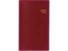 BREPOLS Agenda Interplan Seta 2026 0.736.2121 1S/2P bordeaux 8.9x16cm (5412303375931)
