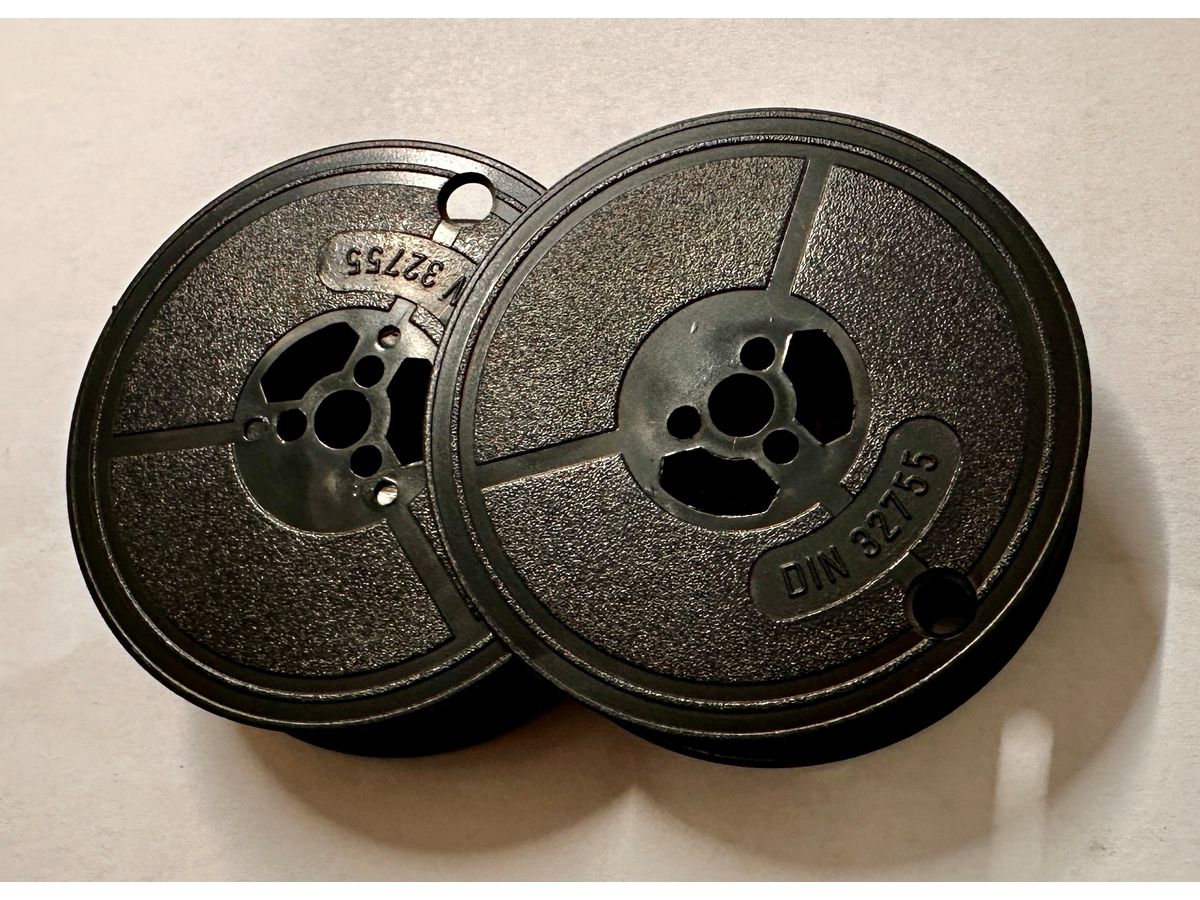 KORES Nastro sette nero/rosso Gr.1 Norma 13mmx10m (4045257600128)