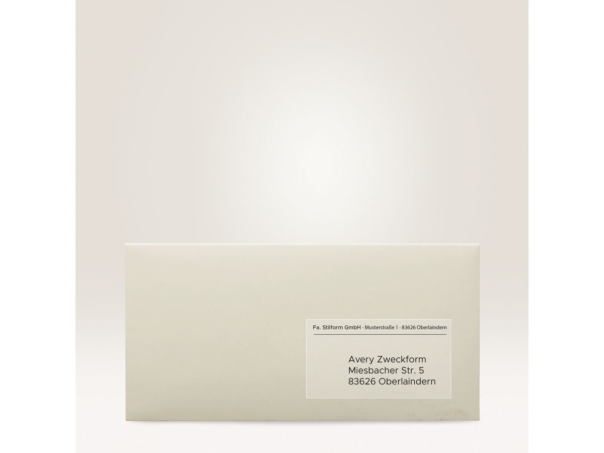 AVERY ZWECKFORM Mailing etichette 99,1x42,3mm L4772-25 Laser, tras. 300pz./25fl. (4004182047729)