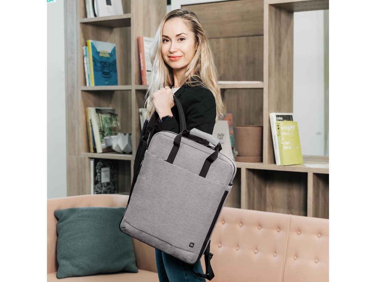 DICOTA Eco Tote Bag MOTION lgt Grey D31879-RPET for Universal 13 -15.6 inch (7640186418249)