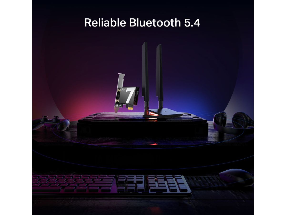 TP-LINK TriBand WiFi 7 BT PCI-E Adap. Archer TBE550E BE9300 (4895252507836)