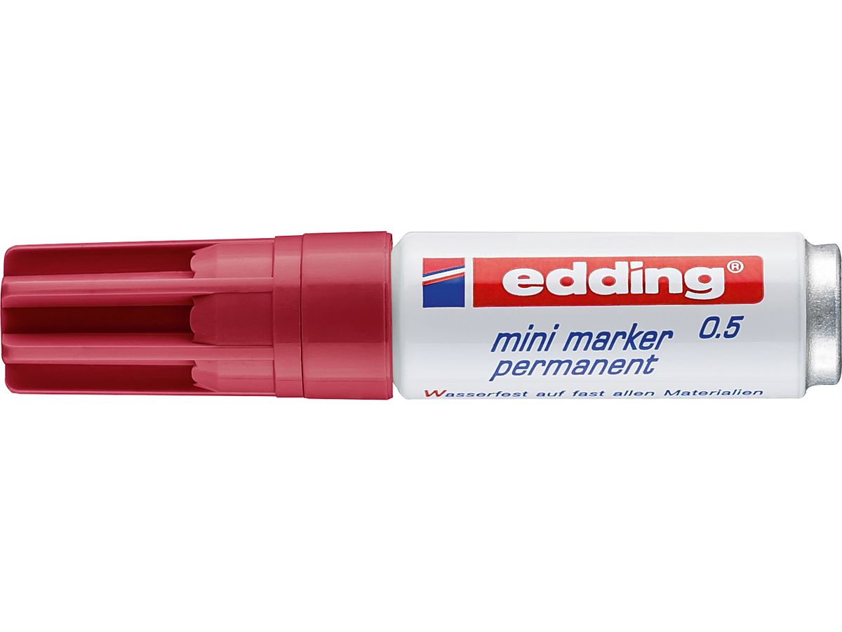 EDDING Mini Marker permanent 1,5-3mm 0-19 karmin (4004764864874)