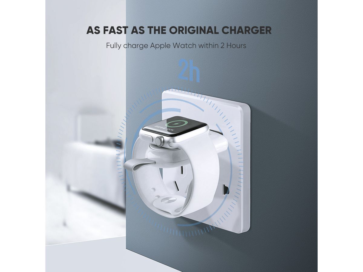 UGREEN Magnetic USB Charger 50944 Apple Watch,White (6957303859443)