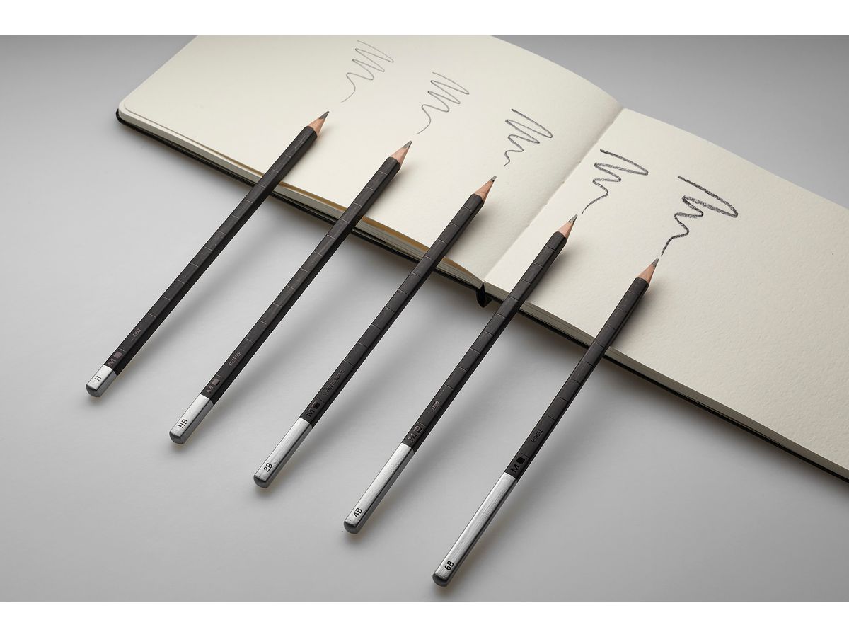 MOLESKINE Set matite da disegno 710470 6B,4B,2B,HB,H 5 pezzi (8058341710470)