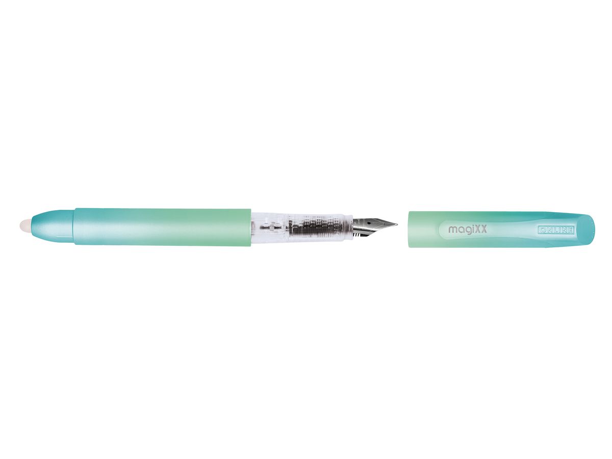ONLINE Füllhalter MagiXX M 55101/3D Turquoise, radierbare Tinte (4014421551016)