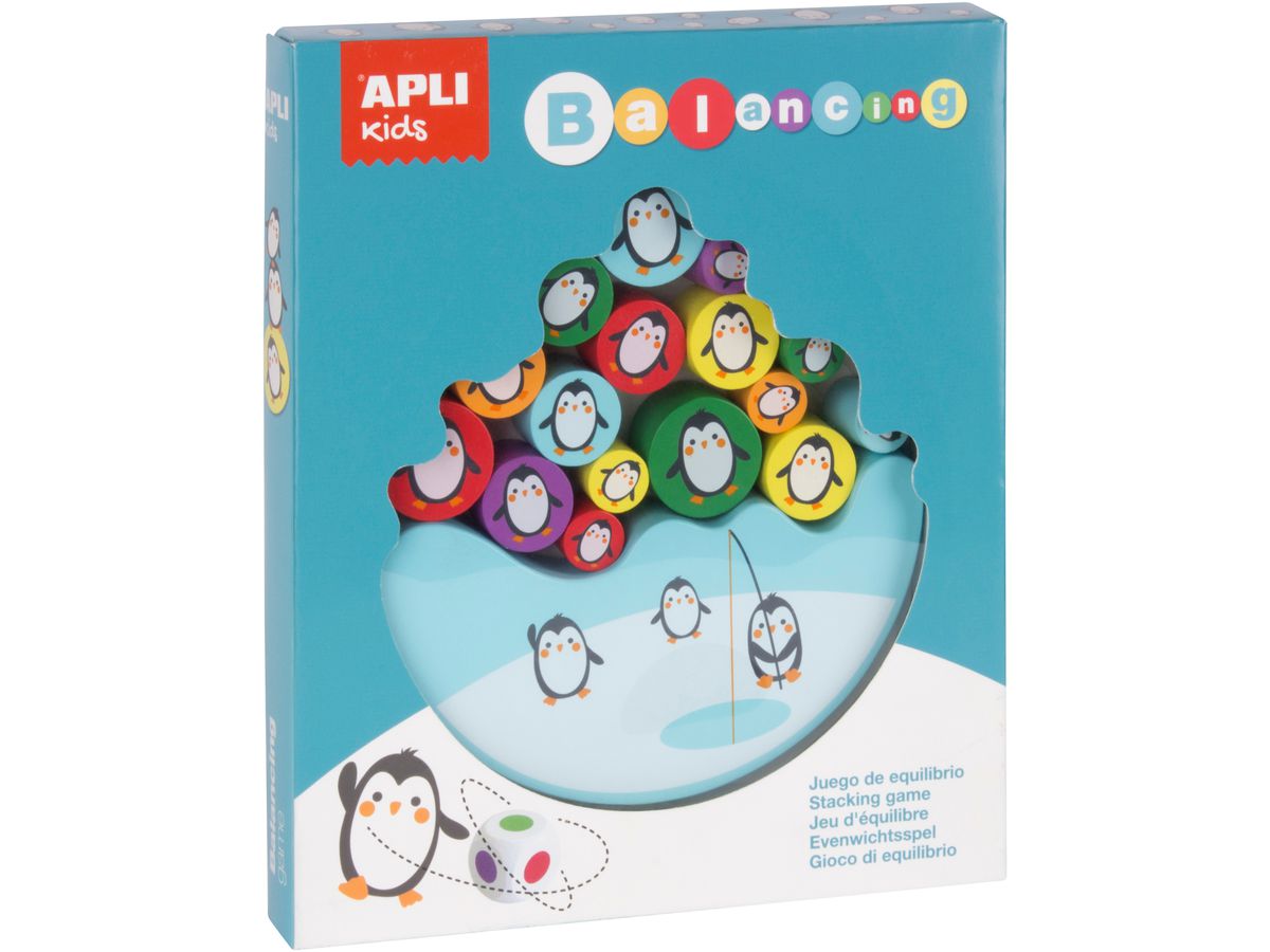 APLI KIDS Jeu d'équilibre Pinguins 17203 Bois (8410782172031)