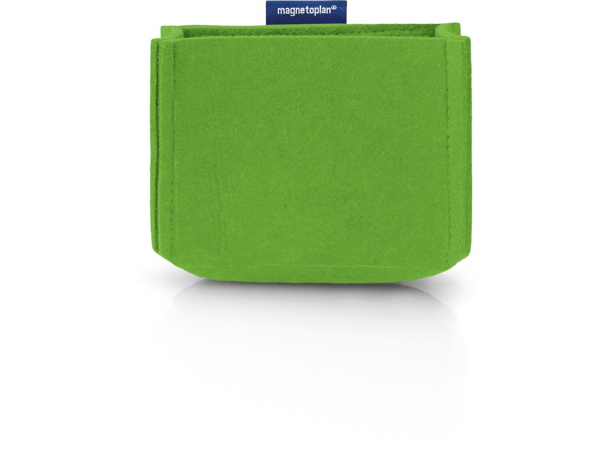 MAGNETOPLAN Portapenne magnetoTray M 1227705 verde, feltro riciclato (4013695063003)