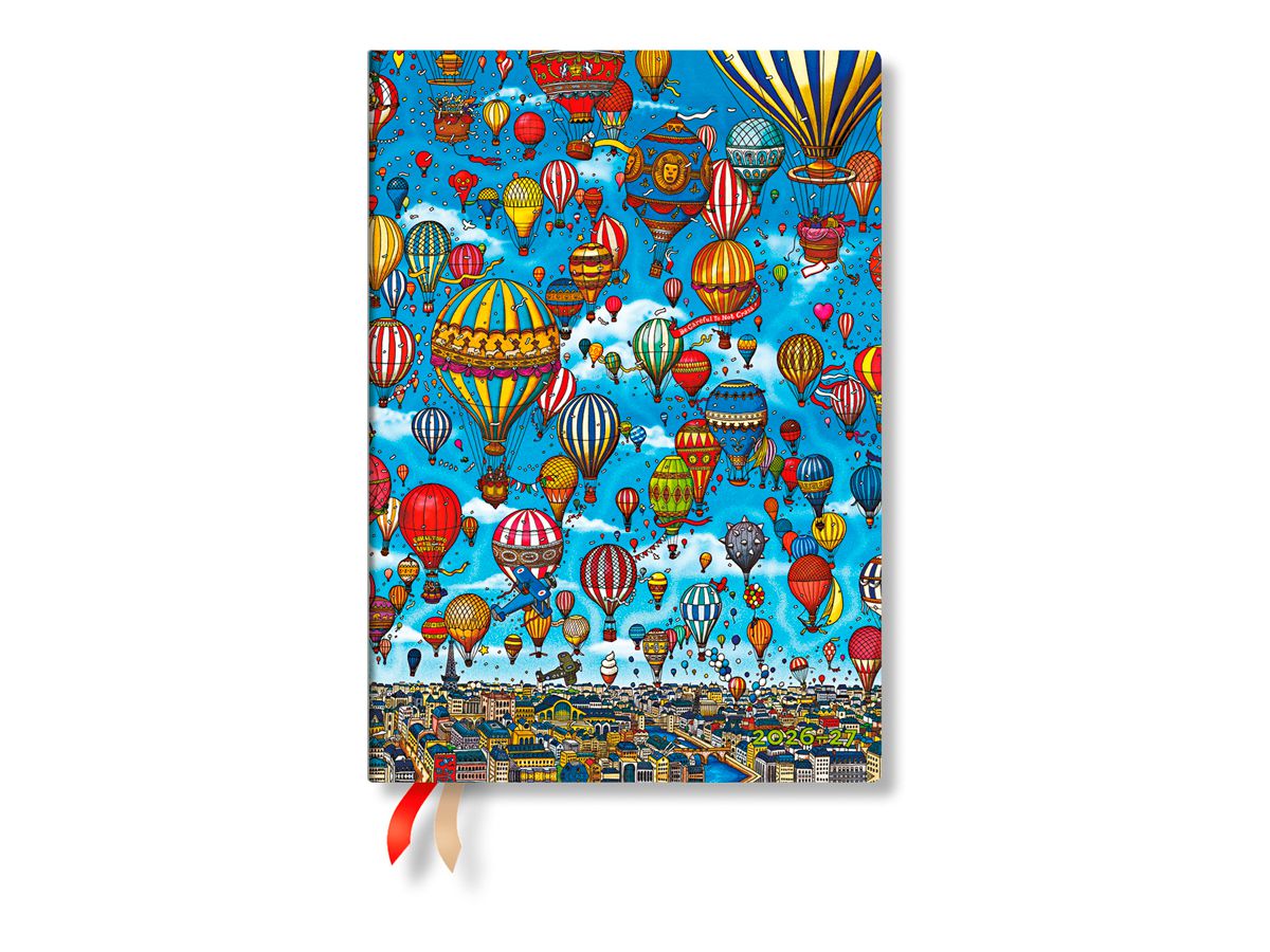 PAPERBLANKS Agenda Picaresque Maxi 26/27 DD1732-6 1W/2S 18M DE VER HC 13.5x21cm (9780349717326)