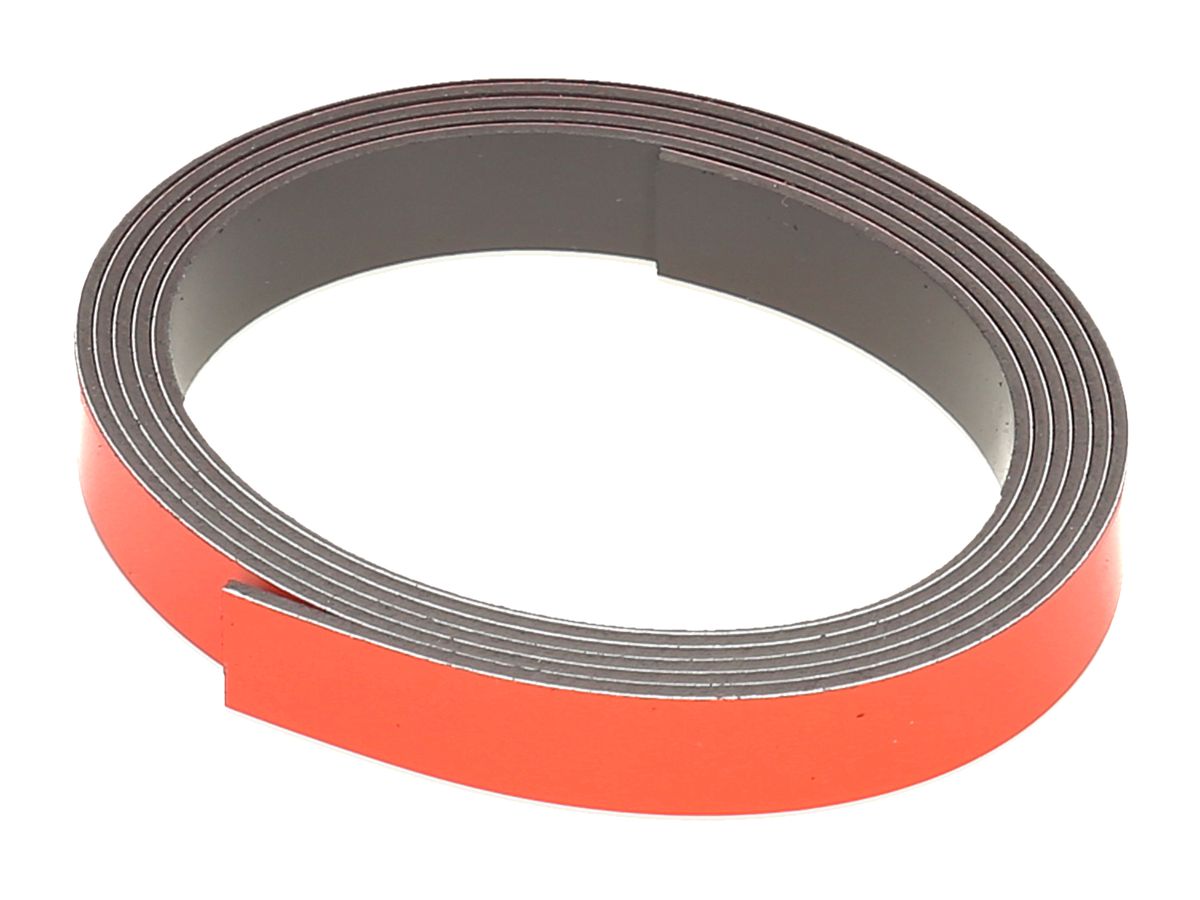 BOOFFICE Bande magnétique 1mx10mm BPM 10.01 rouge (7640114620720)