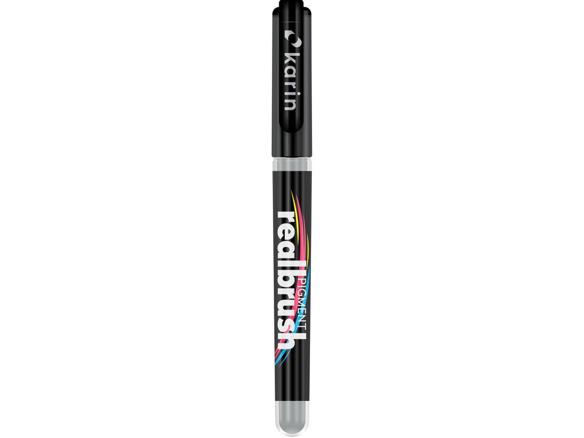 KARIN Real Brush Pen 0.4mm 33Z427 Pigment, grigio freddo 1 (5904446032333)