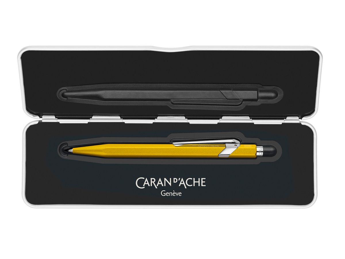 CARAN D'ACHE Stylo à bille 849 Colormat-X 849.743 jaune, Slimpack (7630002352000)