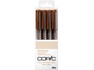 COPIC Multiliner 22075621 Sepia Set, 4 pz. ass. (4511338052723)