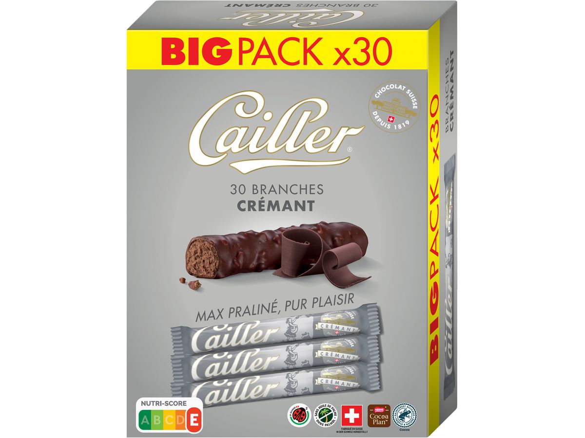 CAILLER Branches Crémant 12367923 23g, 30 pz. (7613035720398)