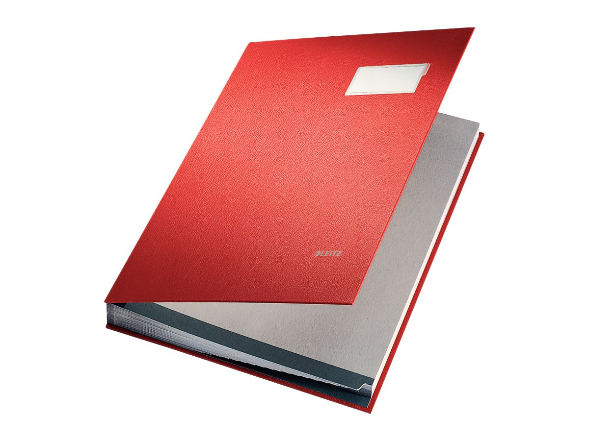 LEITZ Raccoglitore per firme A4 57000025 rosso 20 compart. (4002432311439)