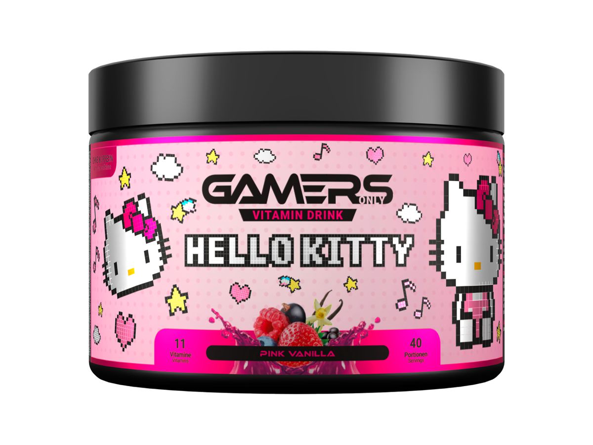 GAMERSONLY Vitamin Drink Powder 40 Port. GO08DL0325 Hello Kitty Pink Vanilla (9120119171963)