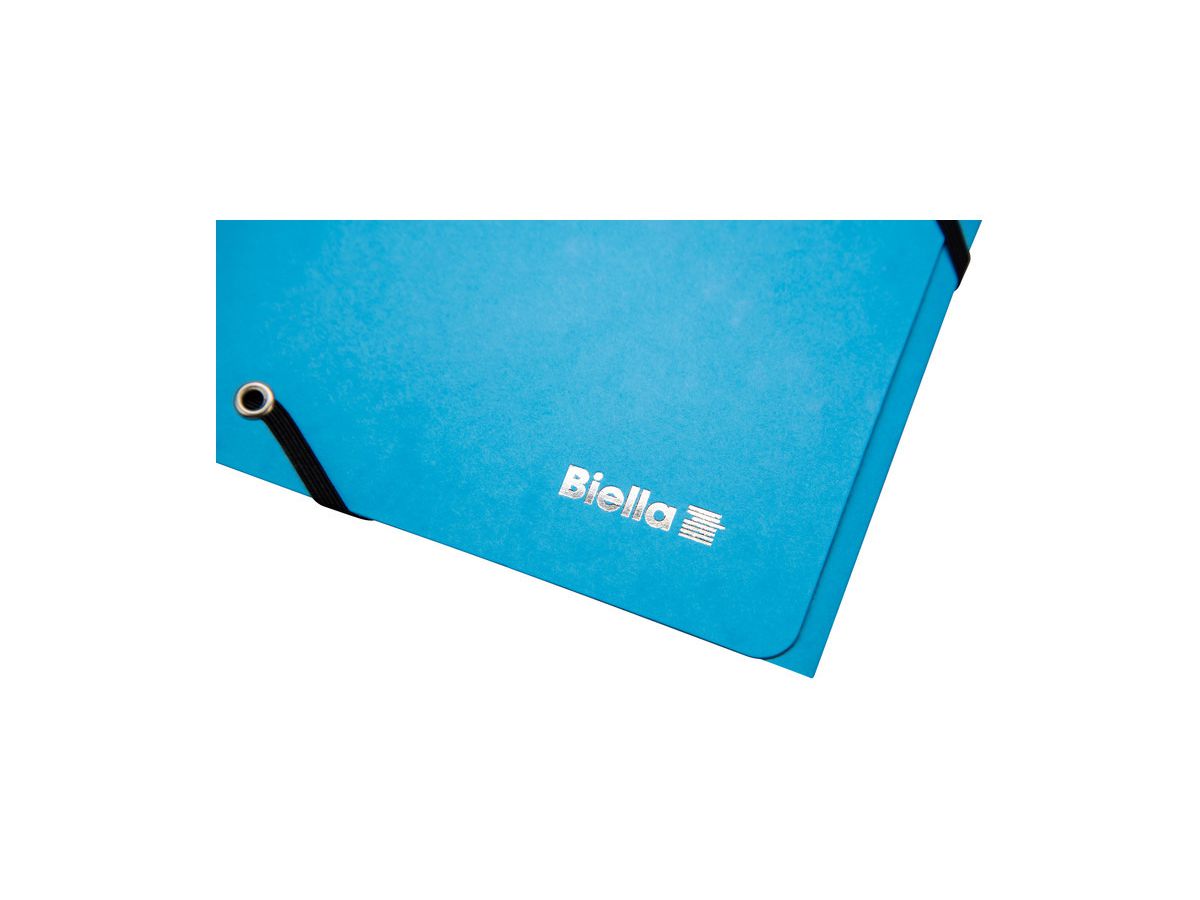 BIELLA Dossier ferm. Élastique A4 17840106U bleu clair, 355gm2 200 flls. (7611365426119)