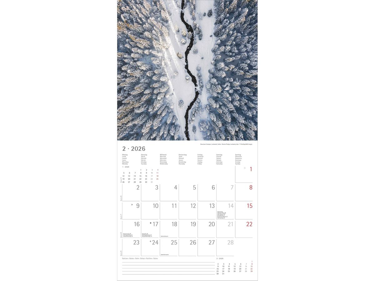 ALPHA EDITION Bildkalender 2026 160569 Emotions ML 30x30cm (4069095005693)