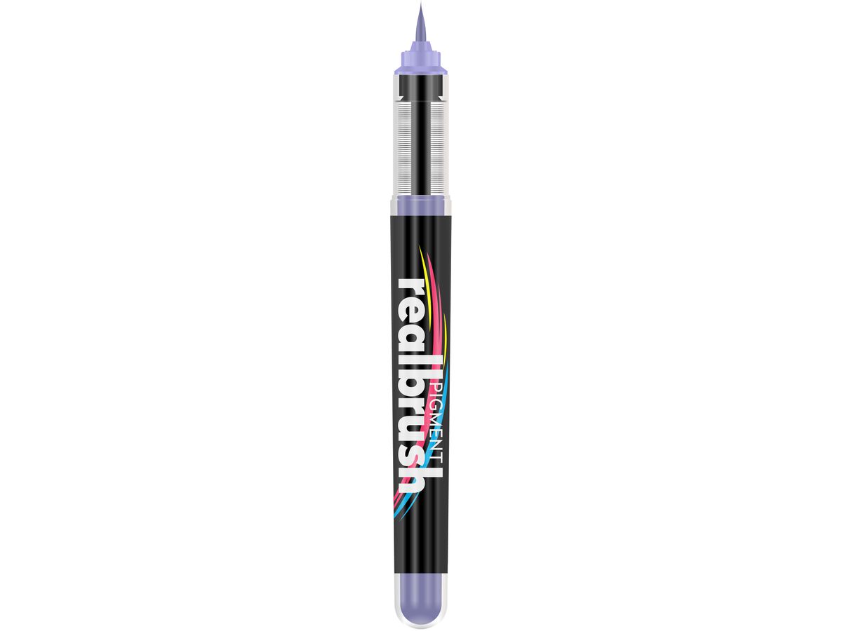 KARIN Real Brush Pen 0.4mm 33Z2705 Pigment, blu violetto past. (5904446032081)