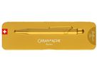 CARAN D'ACHE Penna a sfera 849 GoldBar 849.999 oro, con astuccio metallico (7630002316828)