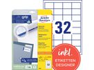 AVERY ZWECKFORM Etichette universale 483x338mm 4789 bianco 30 fogli (4004182047897)