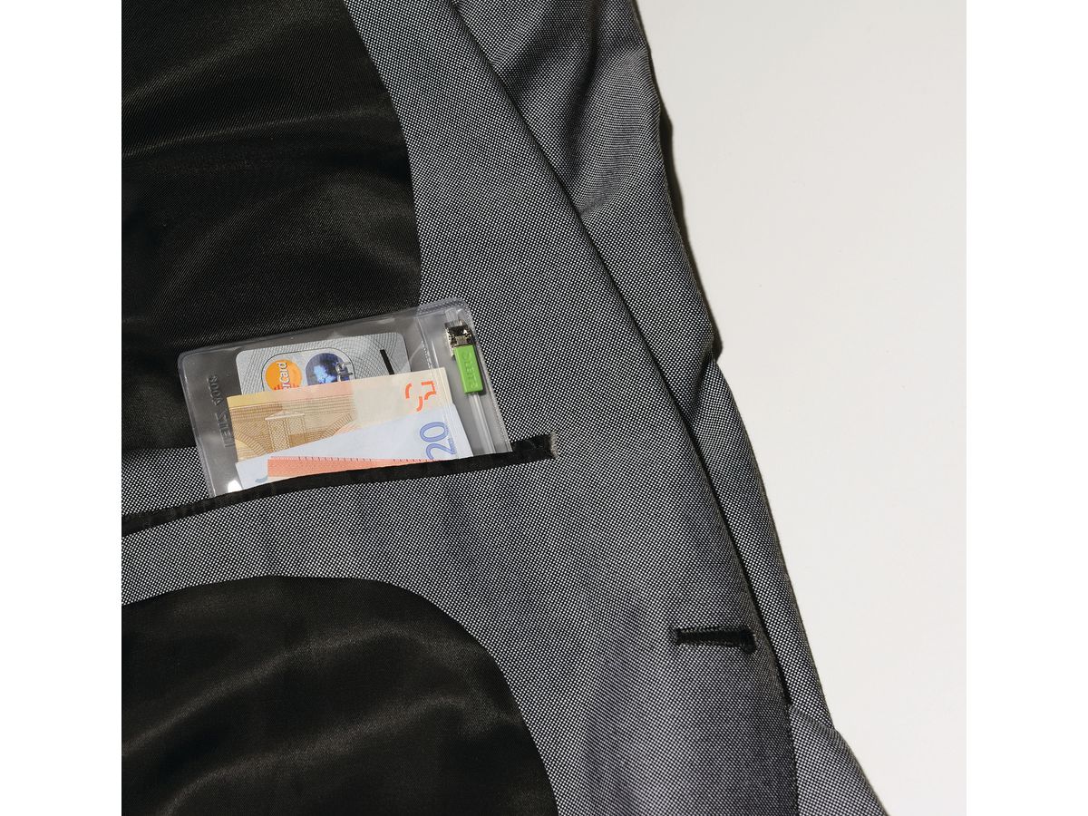 LEITZ Zip-Verschlusstasche XS 40060000 transparent 2 Stück (4002432110209)