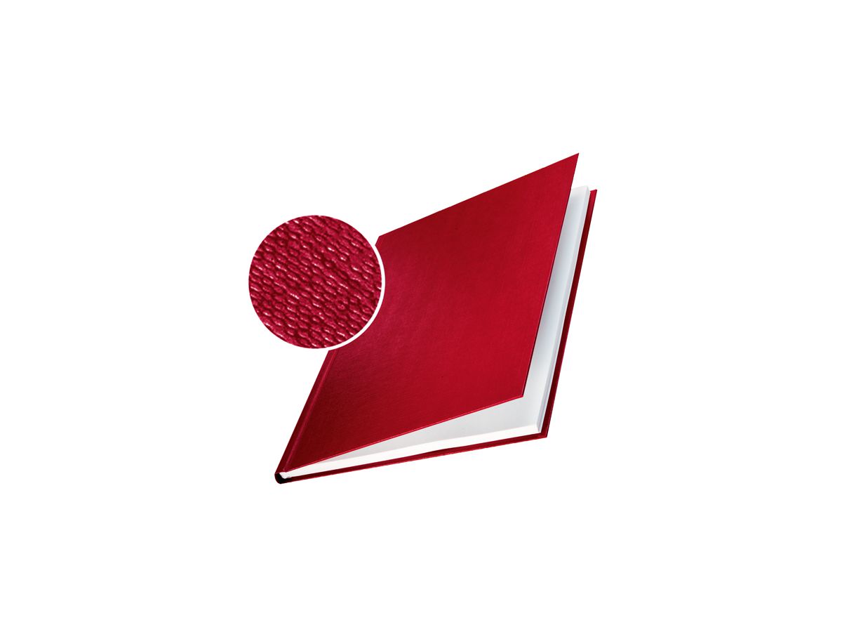 LEITZ Couverture reliures 7mm A4 73910028 bordeaux 10 pcs. (4002432373468)