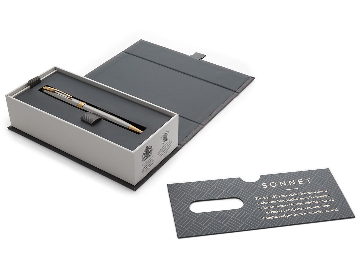 PARKER Sonnet Kugelschreiber M 1931507 silber/gold (3501179315072)