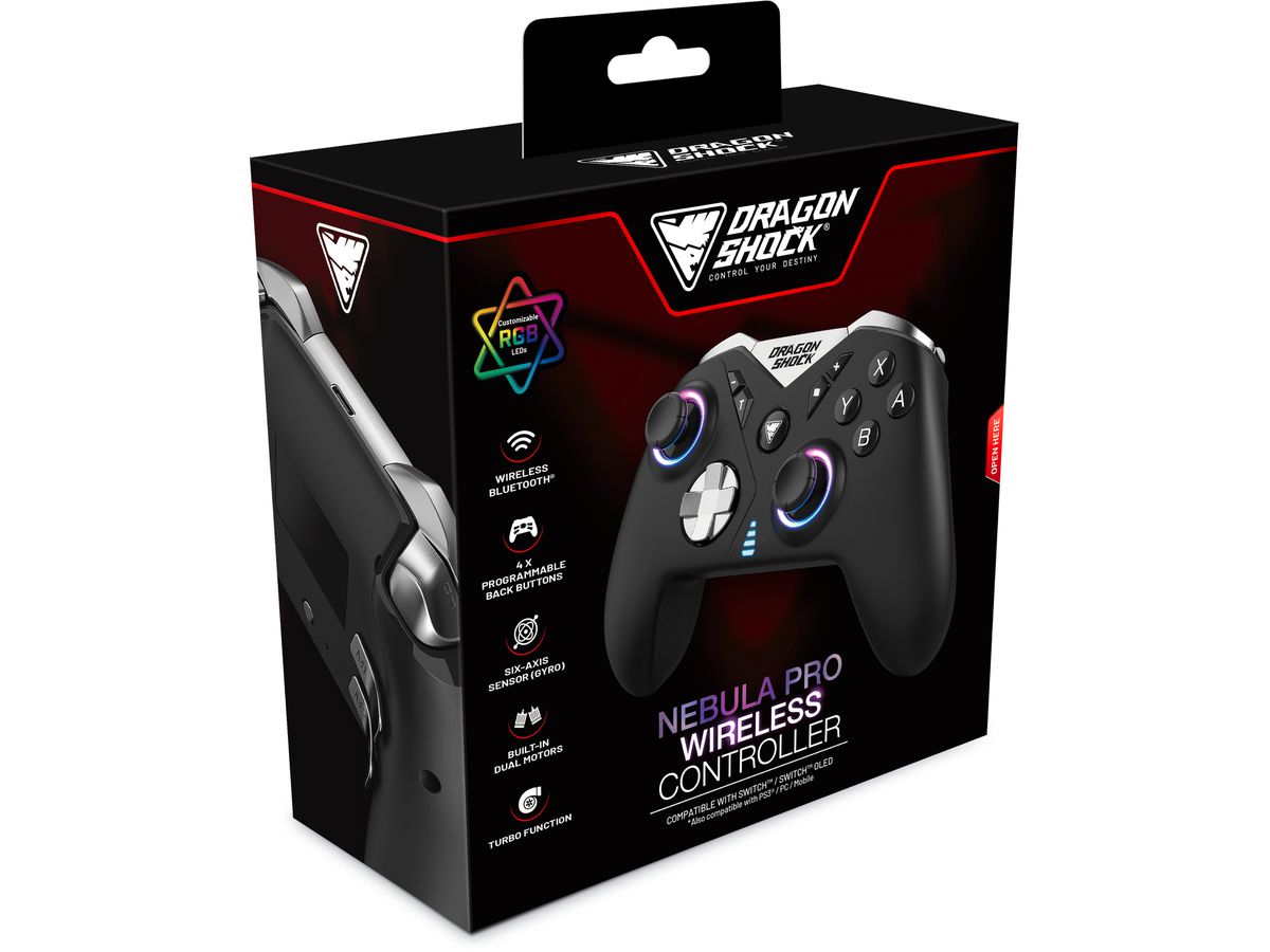 DRAGONSHOCK DS NEBULA PRO Wireless Ctrl. DSCPNSW-BK NSW, Black (5425025592937)