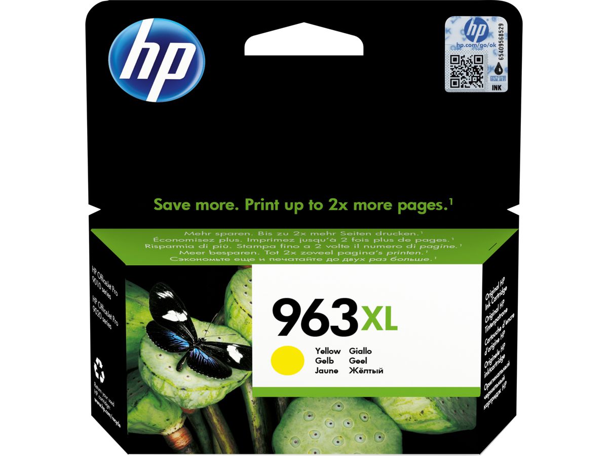 HP Cart. d'inch. 963XL yellow 3JA29AE OfficeJet 9010/9020 1600 p. (0192545866583)