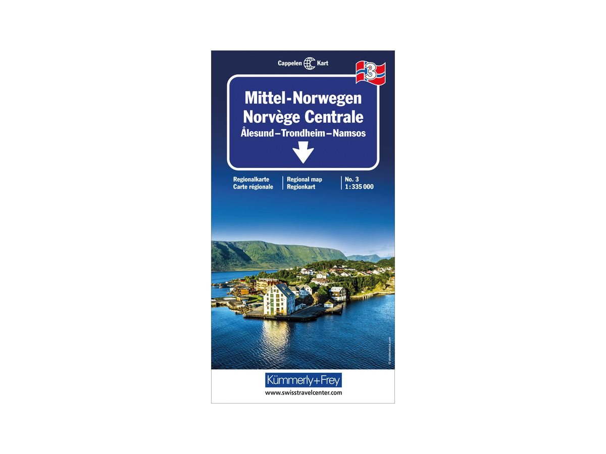 KÜMMERLY+FREY Strassenkarte 325901033 Norwegen 3 1:335'000 (9783259010334)